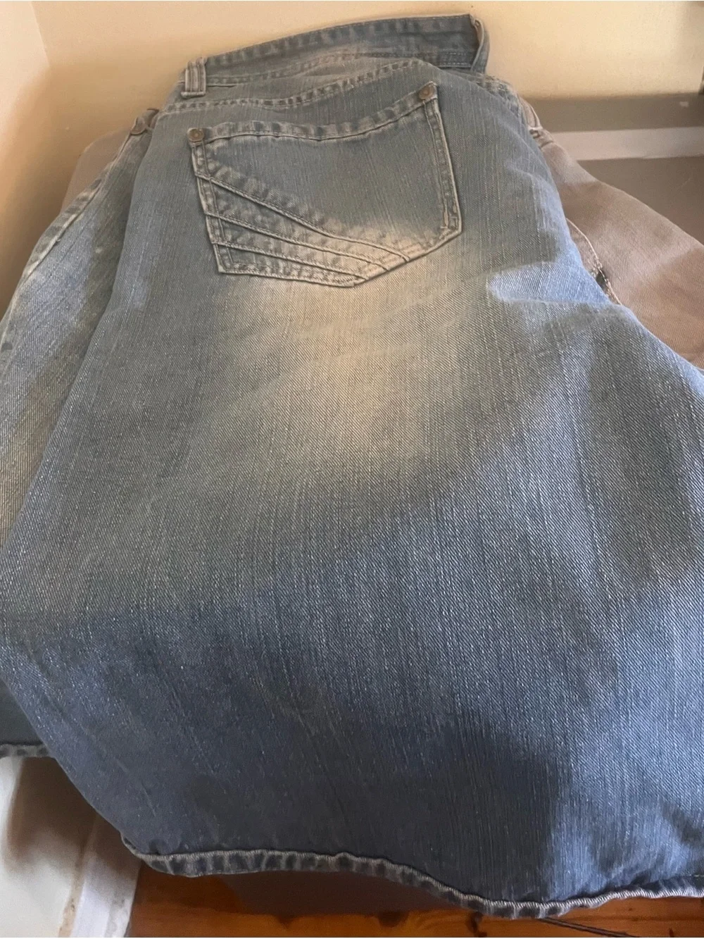 2 denim y2k shorts bundle jorts bottoms size 40-42  mecca akademiks vintage